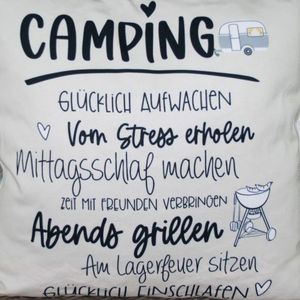Kissen Camping - Glücklich aufwachen