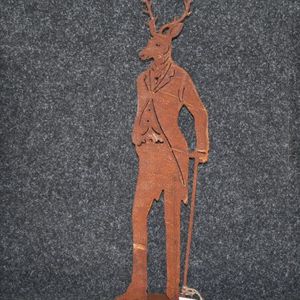 Aufsteller Hirsch Edelrost