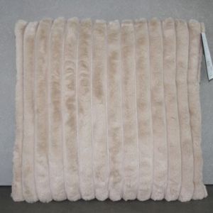 Kissen Fell beige