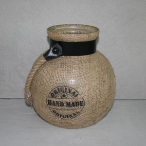 Vase Jute m. Henkel