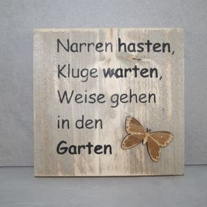 Schild Holz 