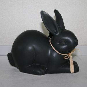 Hase schwarz matt