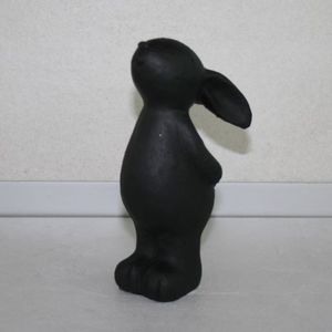 Hase schwarz matt