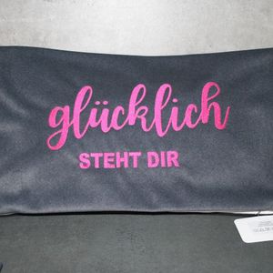 Kissenhülle Glücklich steht dir