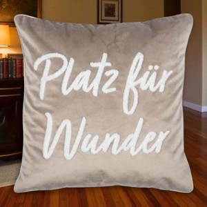 Kissenhülle "Platz für Wunder"